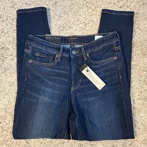 Banana Republic Curvy Skinny High Rise Dark Blue Jeans Size 4P NWT
